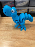 T Rex Dino with flexi legs, 3D printed Dino with legs