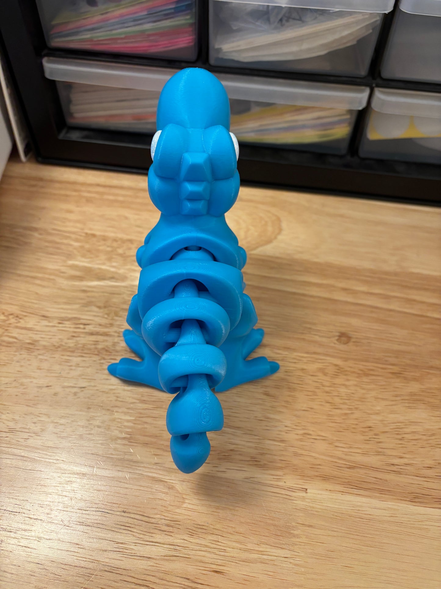 T Rex Dino with flexi legs, 3D printed Dino with legs