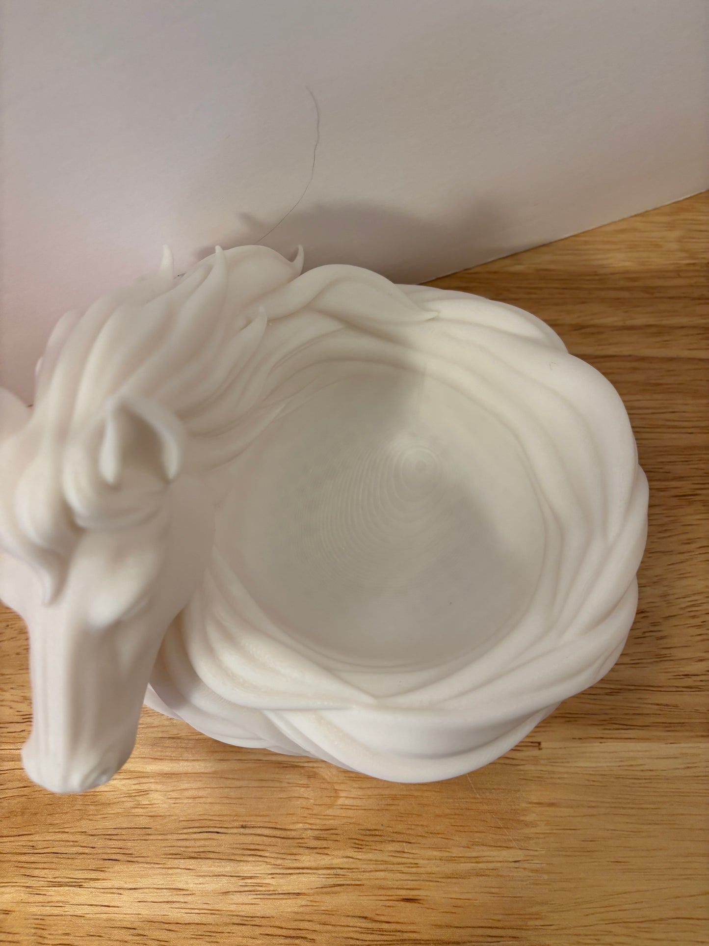 3D printed Horse Key holder bowl, 3D Printed Horse Catchall Bowl, Equestrian Desk Organizer, Horse Bowl
