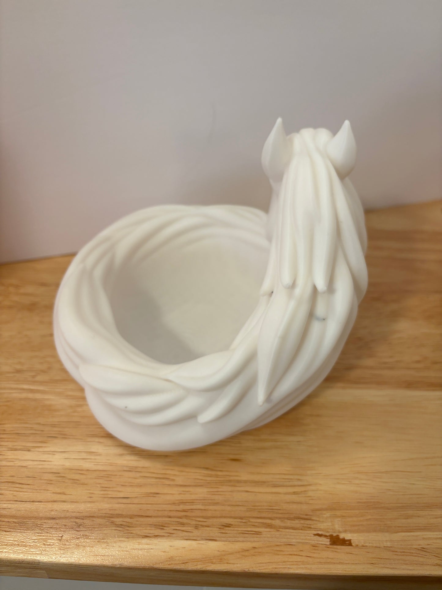 3D printed Horse Key holder bowl, 3D Printed Horse Catchall Bowl, Equestrian Desk Organizer, Horse Bowl