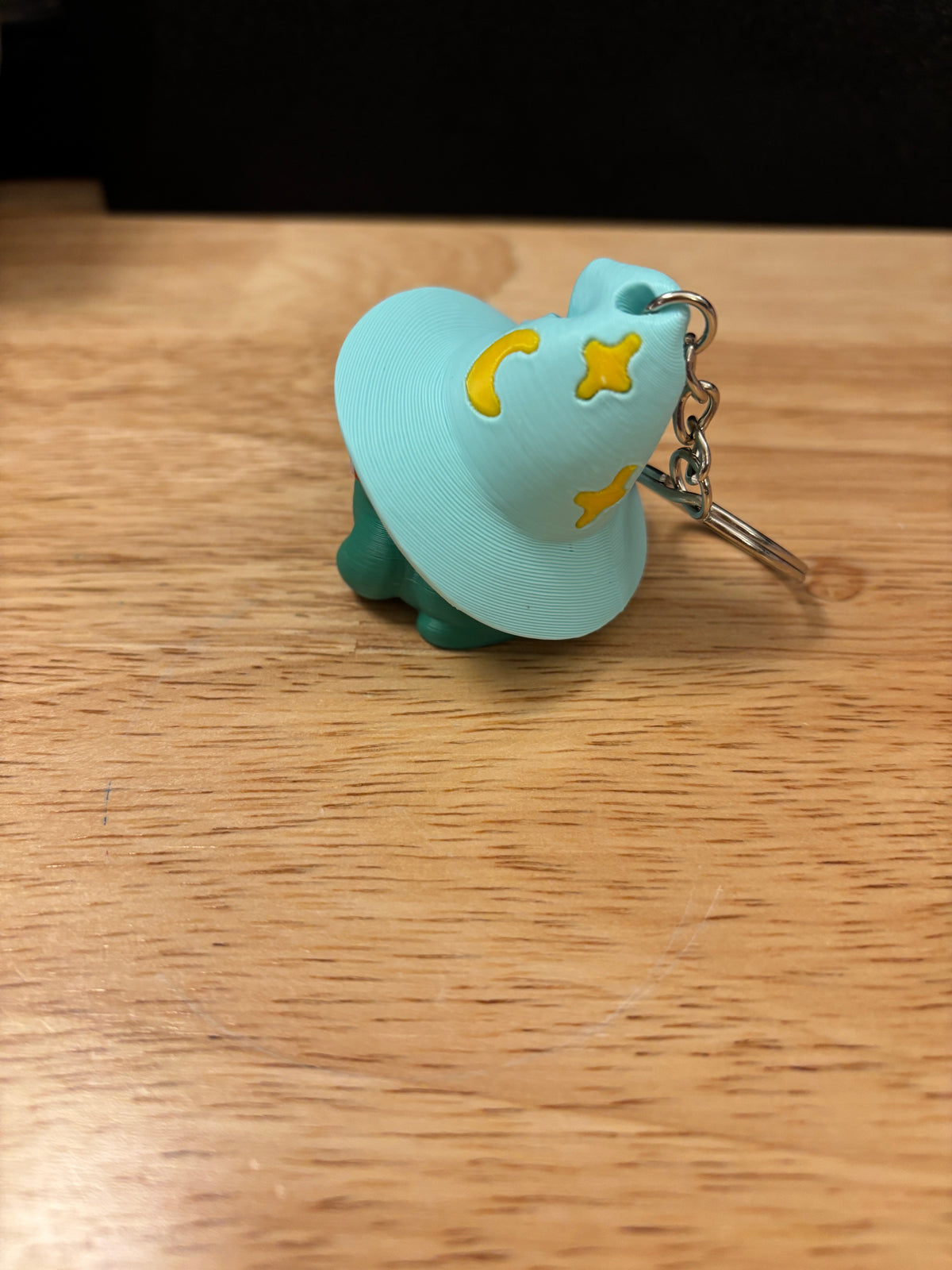 Customized Clicker Toad with hat Key chain, 3D printed Toad keychain, Hat on Toad Keychain, Clicky Keychain, Frog  clicker