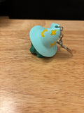 Customized Clicker Toad with hat Key chain, 3D printed Toad keychain, Hat on Toad Keychain, Clicky Keychain, Frog  clicker