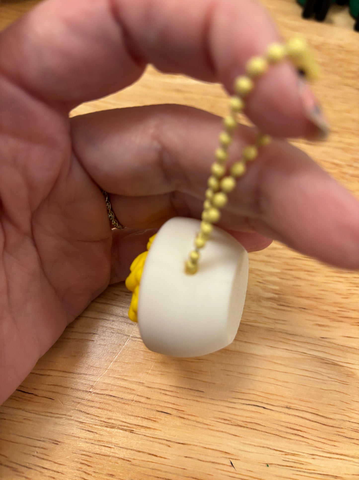 Mac n Cheese fidget clicker, mac n cheese clicker, food fidget clicker keychain