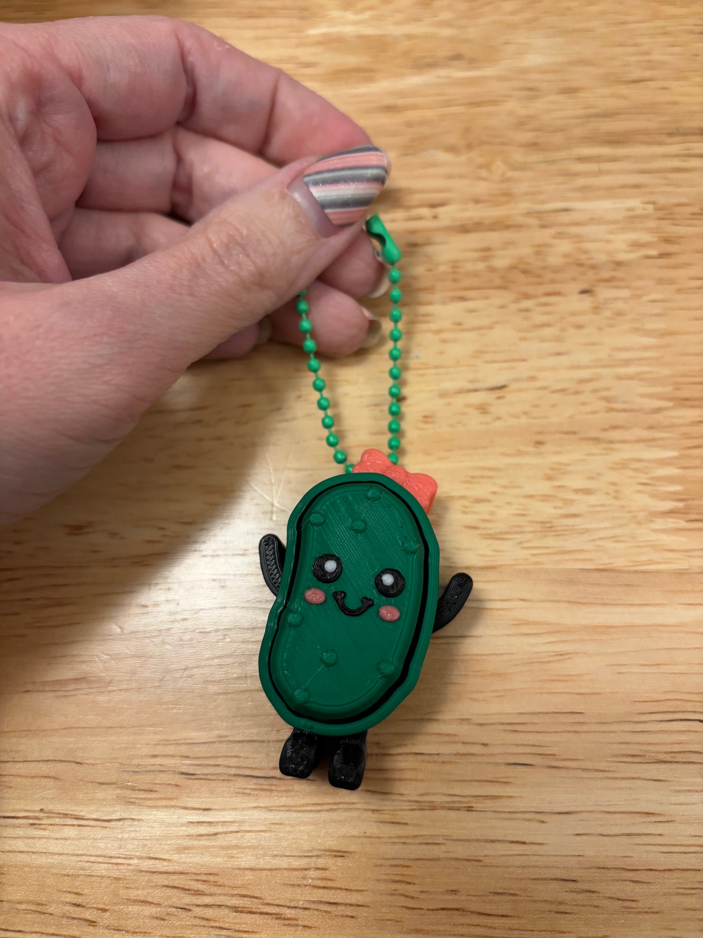 Fidget Clicker Pickle, Customize Pickle Clicker, Keychain Pickle Clicker, Fidget Pickle