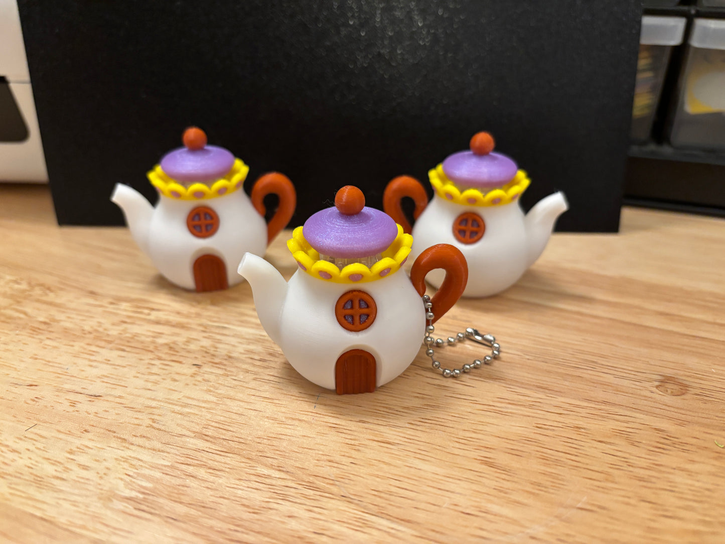 Clicky Cottage Teapot, 3D printed Tea pot