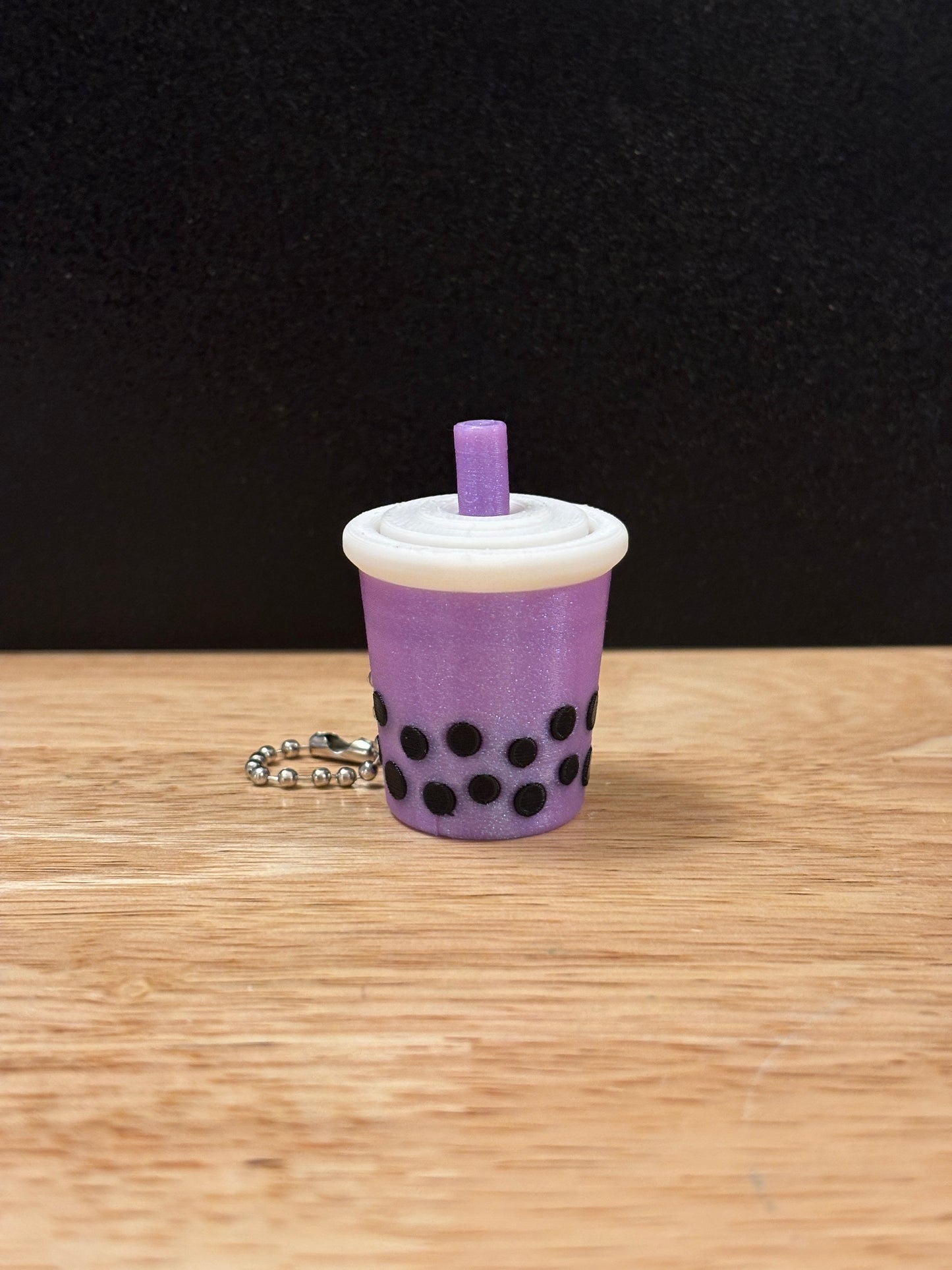 Clicker Boba Key chain, 3D printed Tea keychain, Boba Clicker