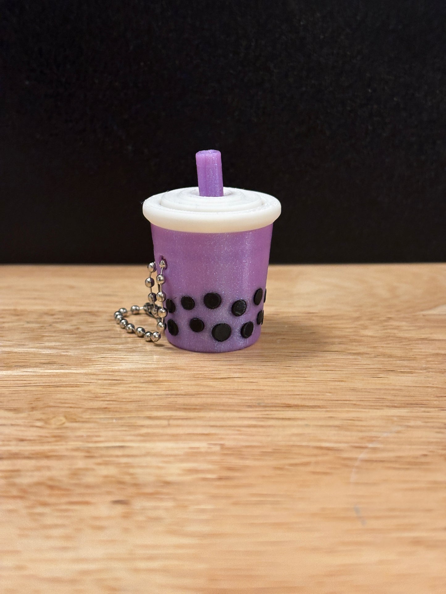 Clicker Boba Key chain, 3D printed Tea keychain, Boba Clicker