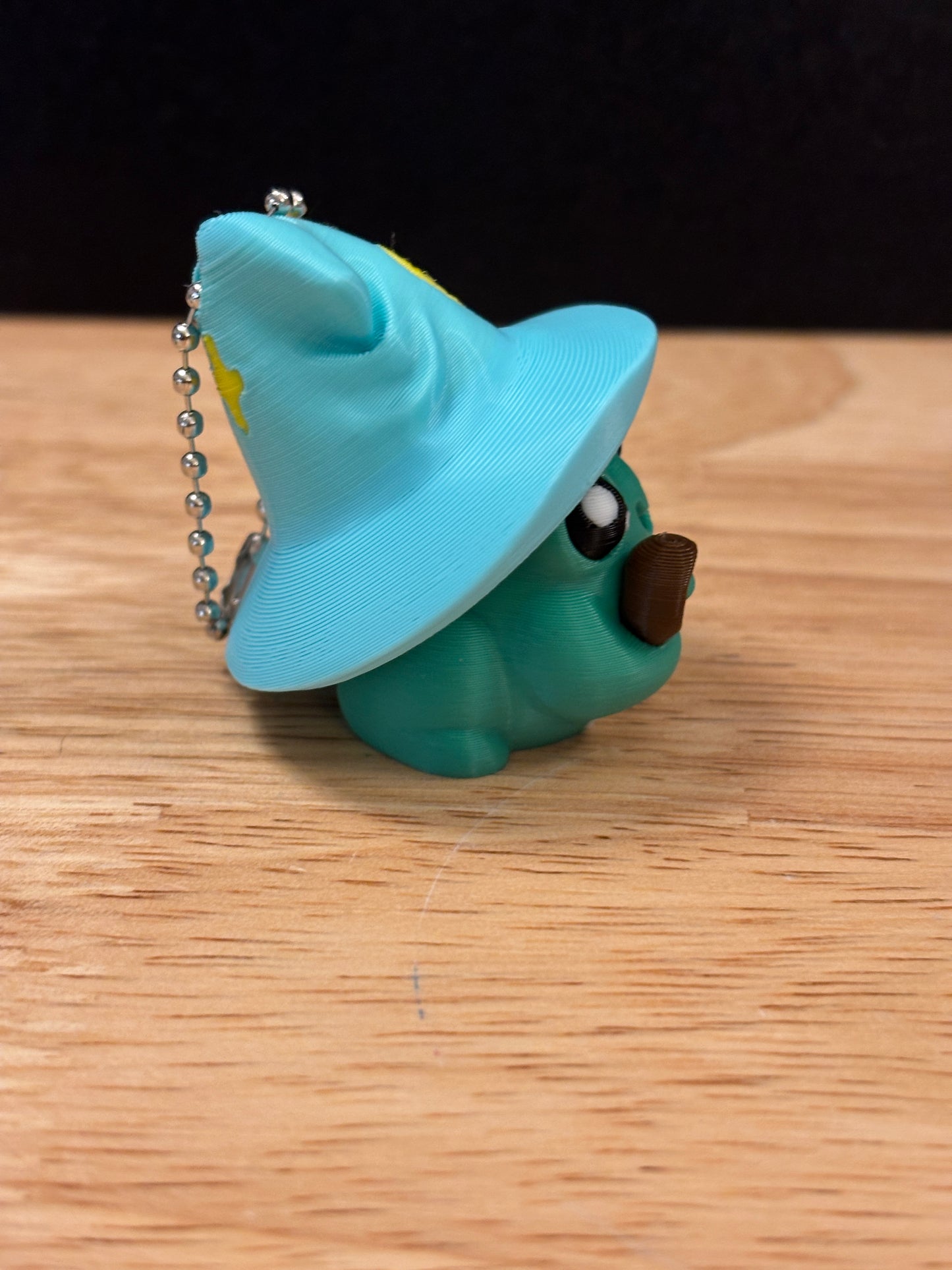 Clicker Wizard Toad Key chain, 3D printed Toad keychain, Toad Keychain, Clicky Keychain, Frog Wizard clicker