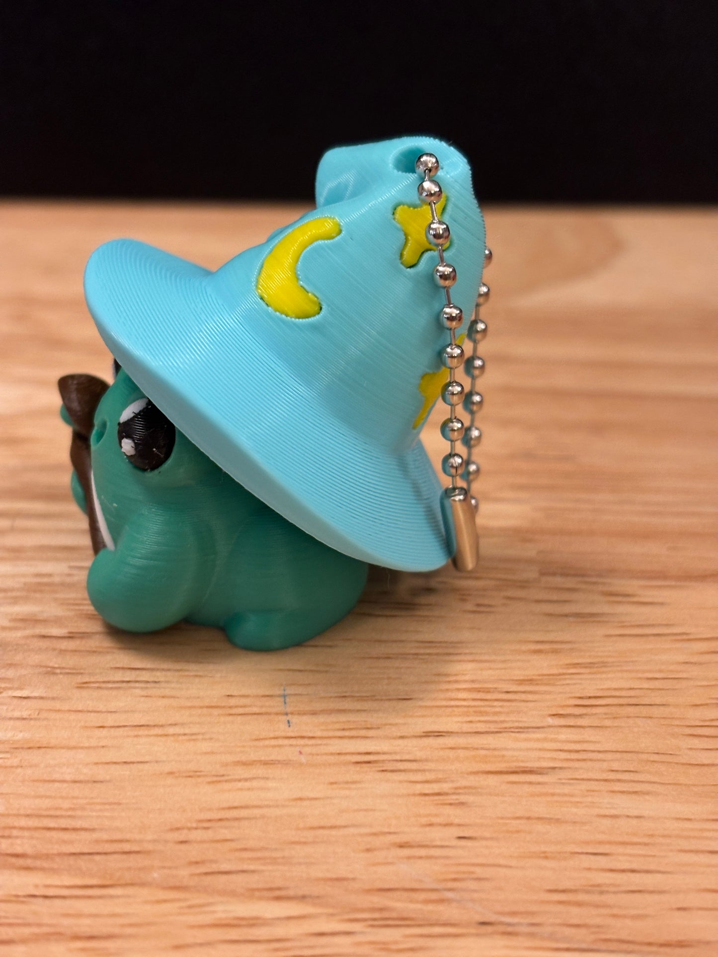 Clicker Wizard Toad Key chain, 3D printed Toad keychain, Toad Keychain, Clicky Keychain, Frog Wizard clicker