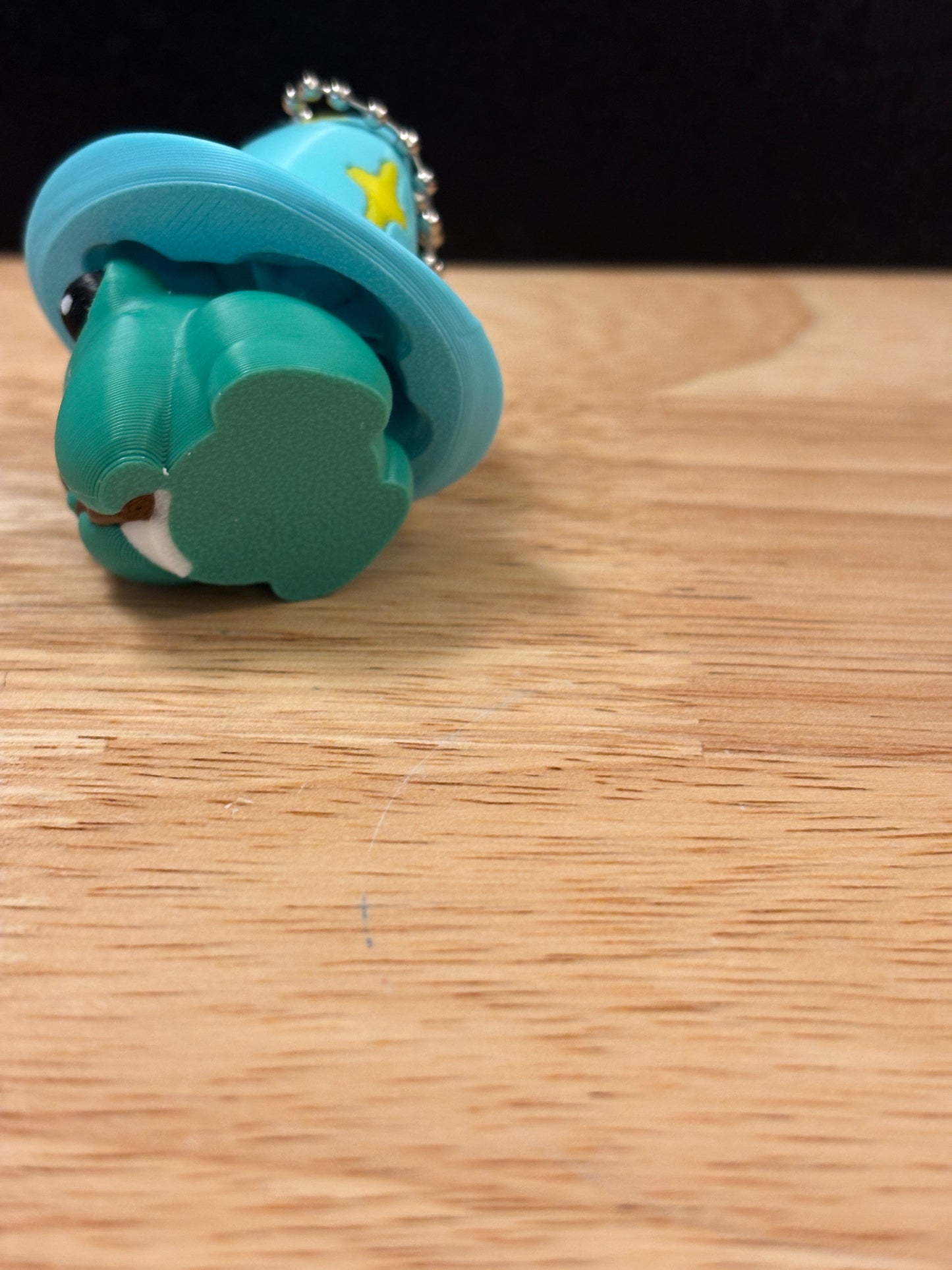 Clicker Wizard Toad Key chain, 3D printed Toad keychain, Toad Keychain, Clicky Keychain, Frog Wizard clicker