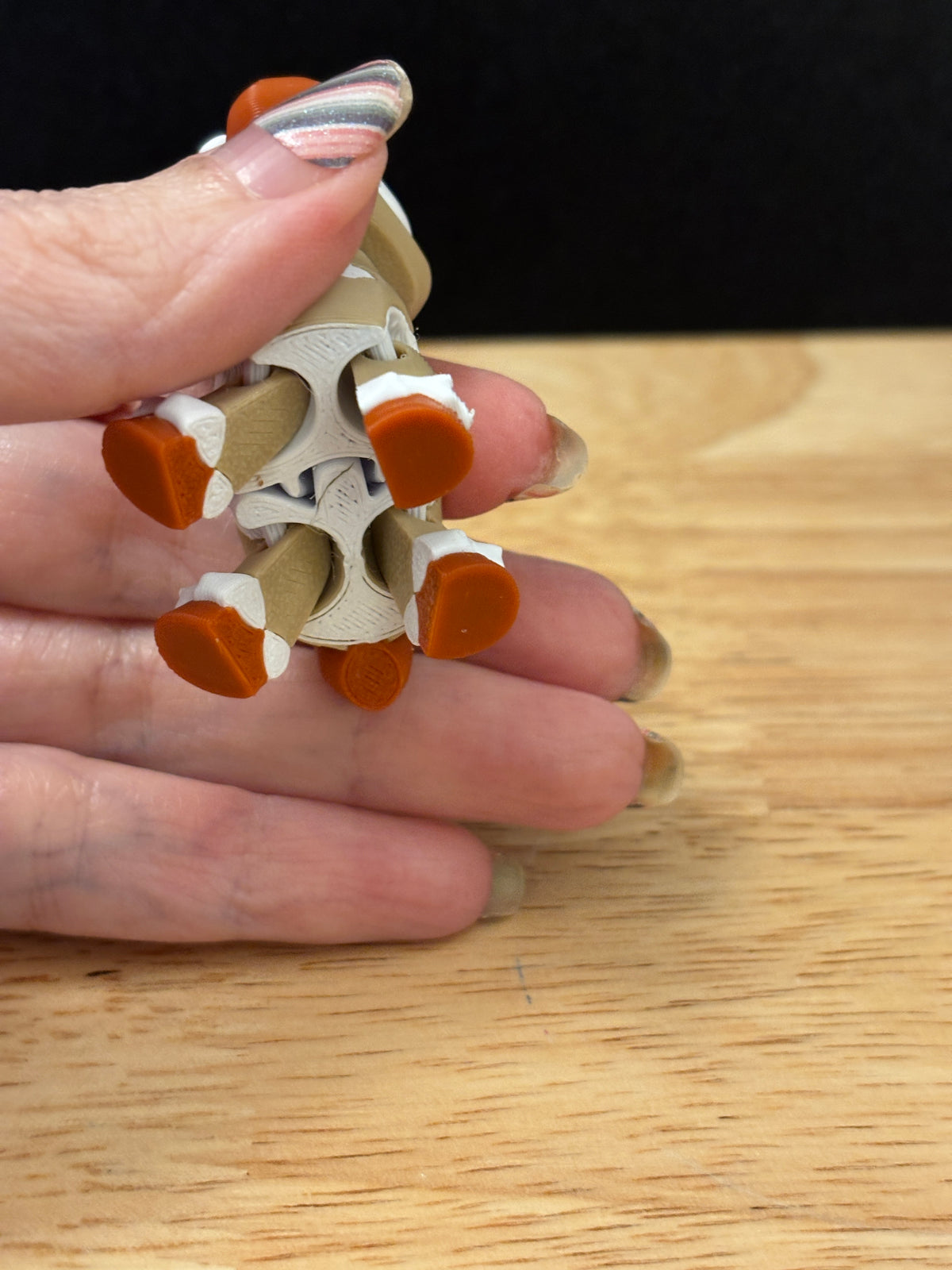 3D printed Brown Spotted Horse, Horse keychain, Solid Brown Horse key chain, Horse key chain