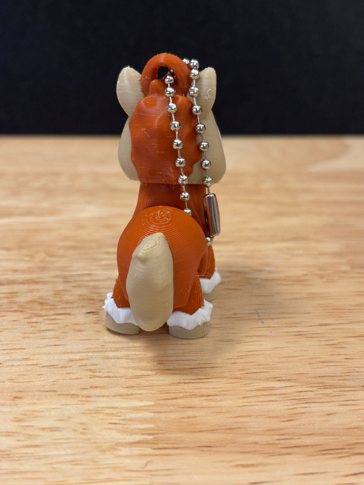3D printed Brown Spotted Horse, Horse keychain, Solid Brown Horse key chain, Horse key chain