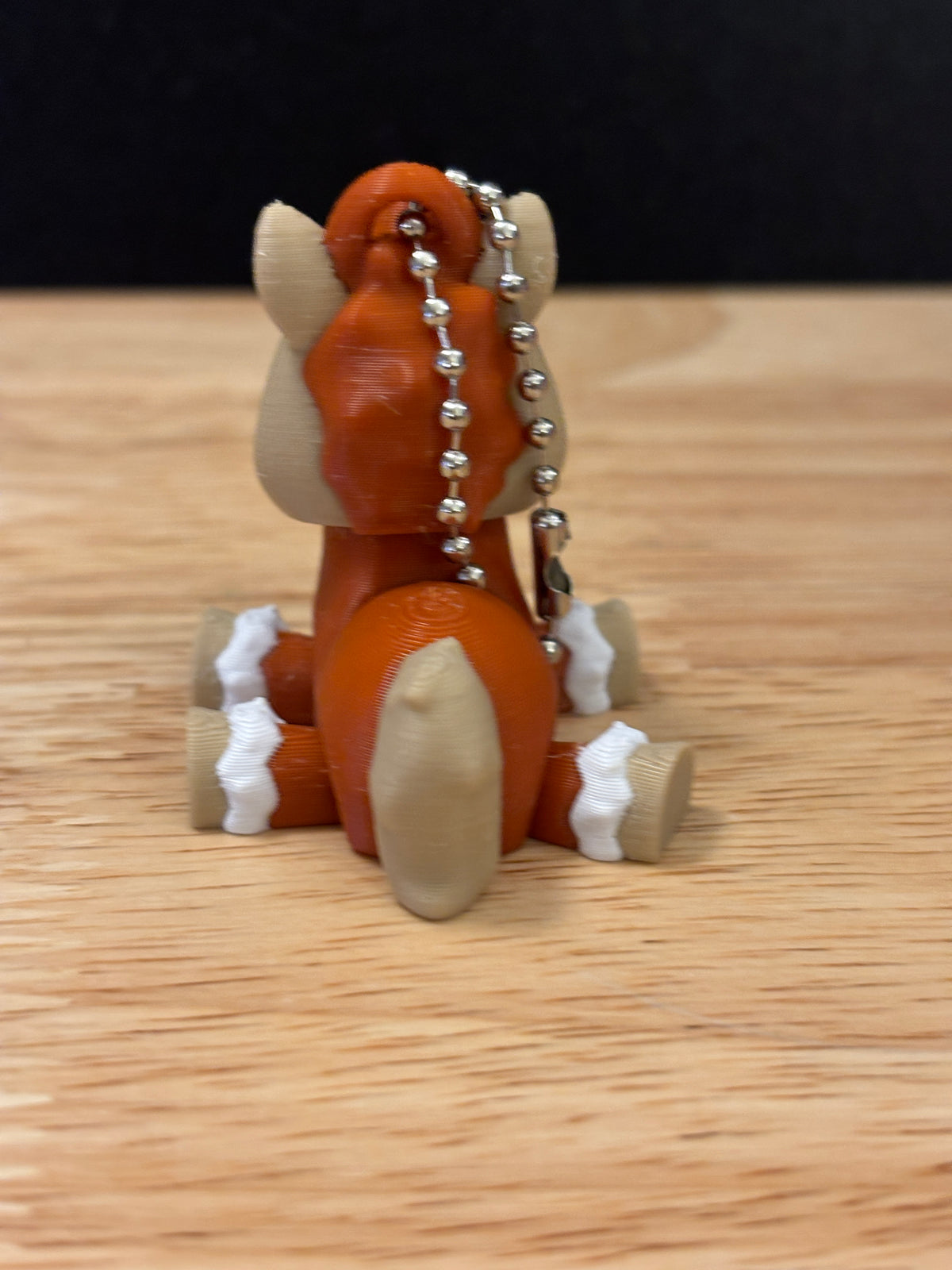 3D printed Brown Spotted Horse, Horse keychain, Solid Brown Horse key chain, Horse key chain