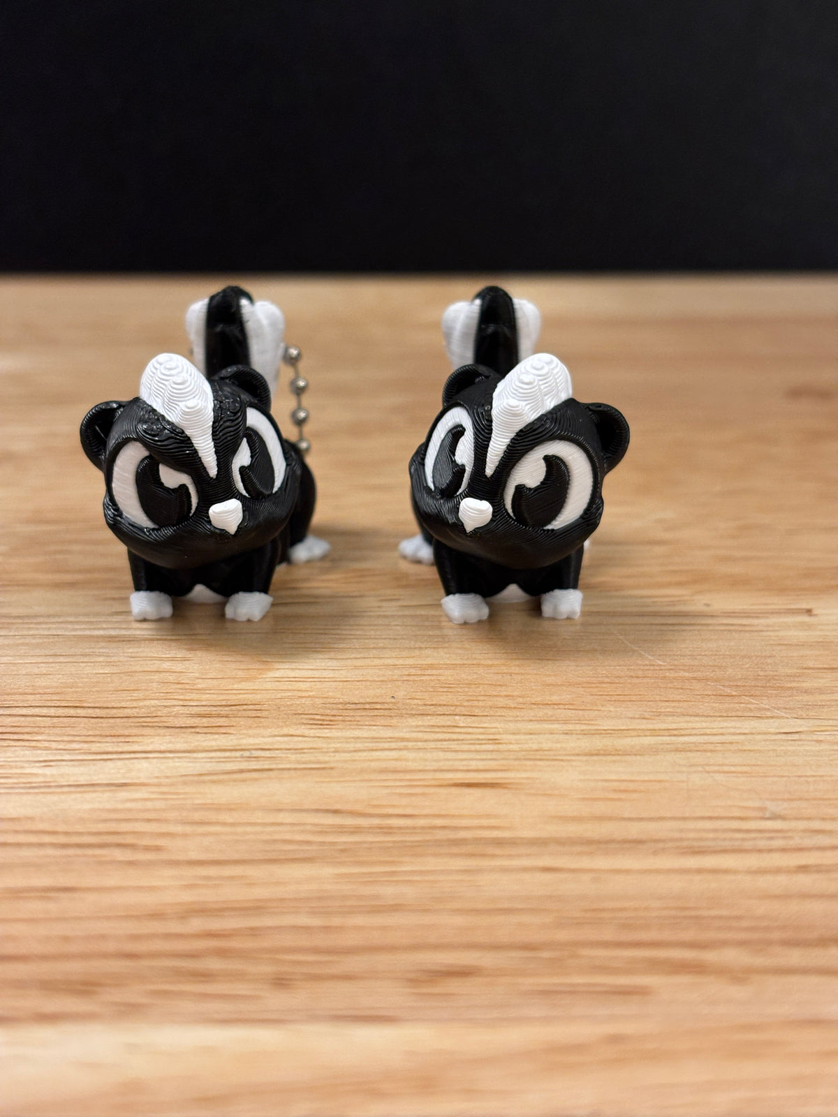 Skunk Key chain, 3D printed Skunk keychain, Skunk Keychain,  Skunk key chain