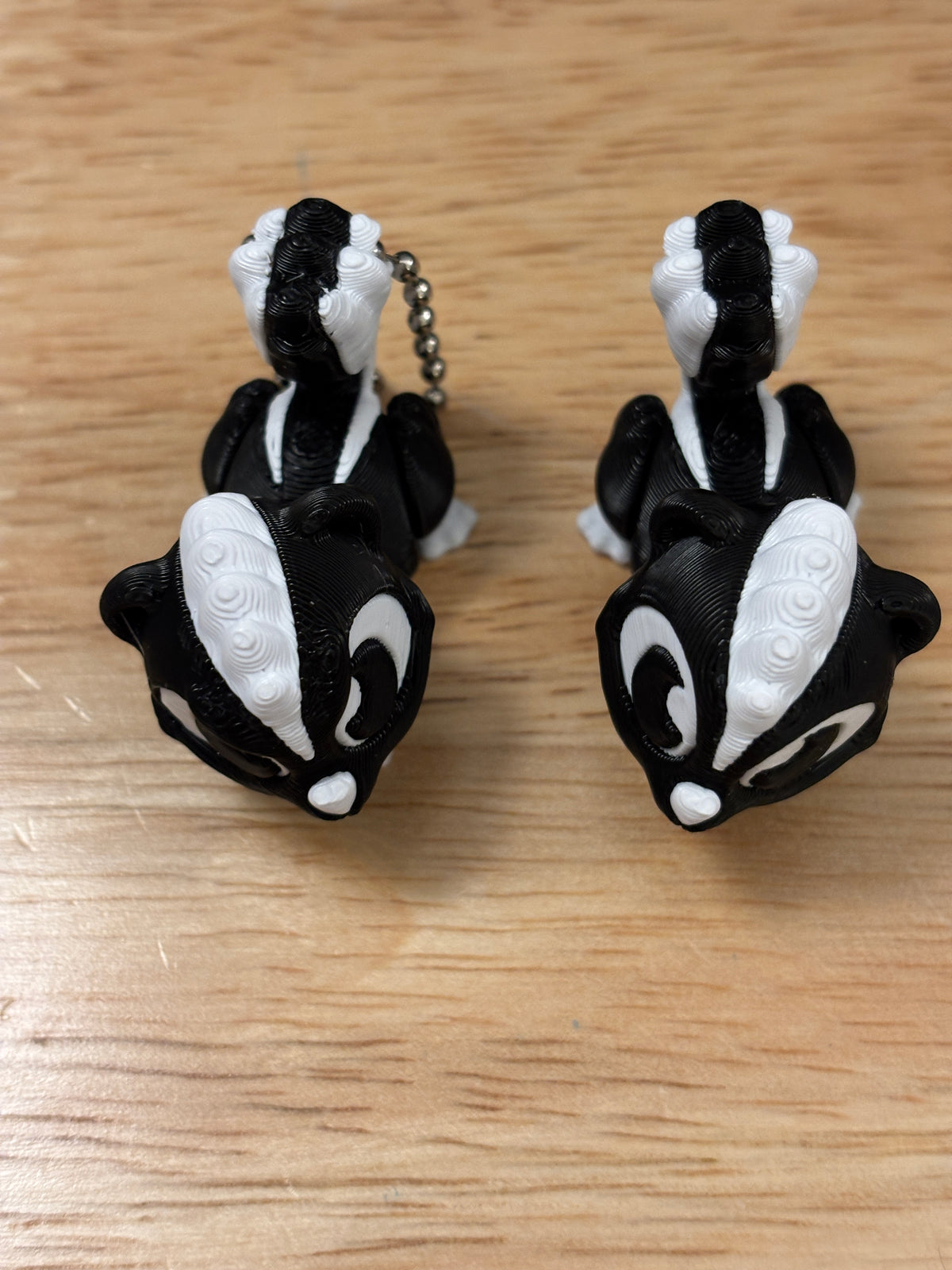 Skunk Key chain, 3D printed Skunk keychain, Skunk Keychain,  Skunk key chain