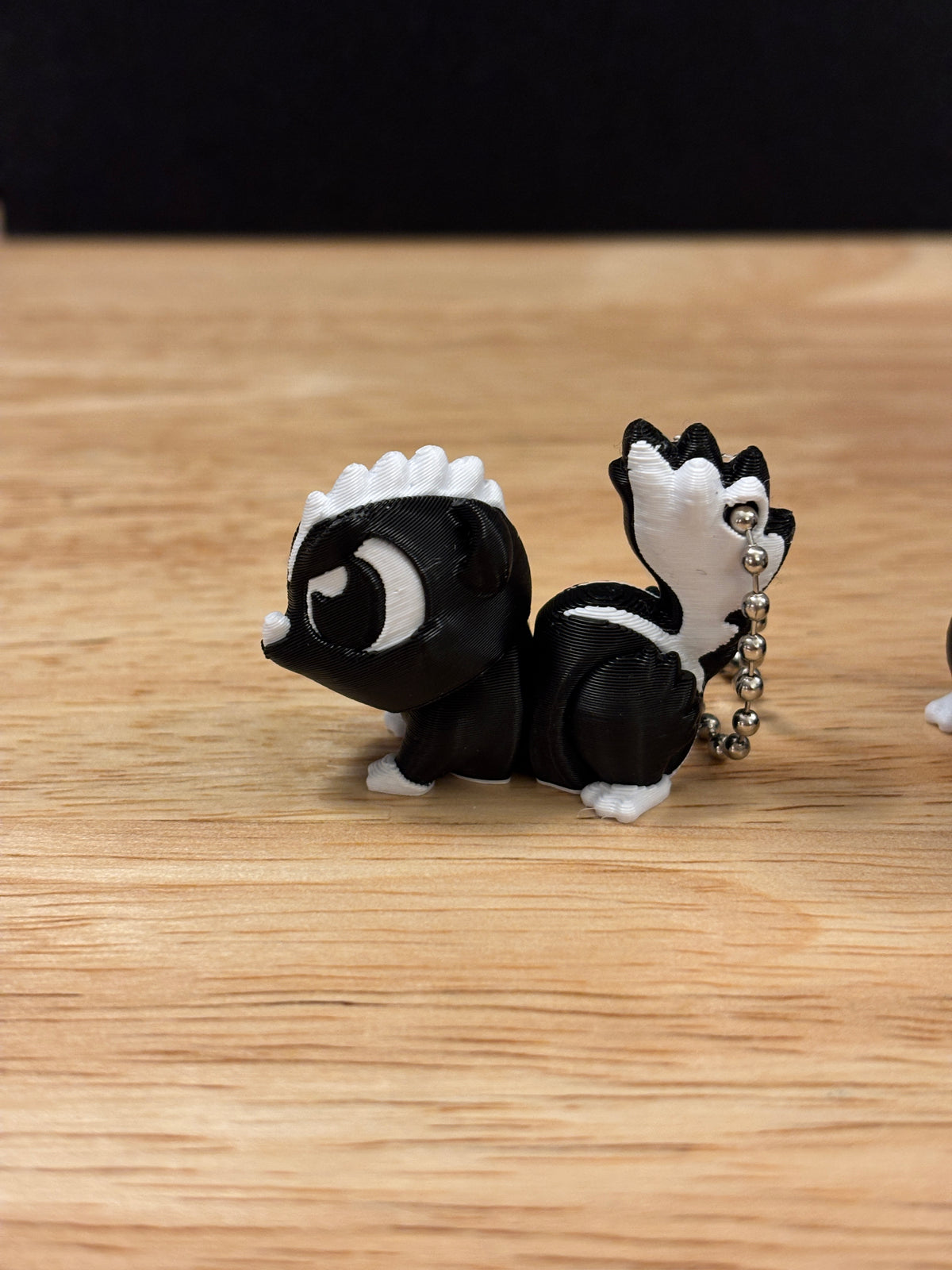 Skunk Key chain, 3D printed Skunk keychain, Skunk Keychain,  Skunk key chain