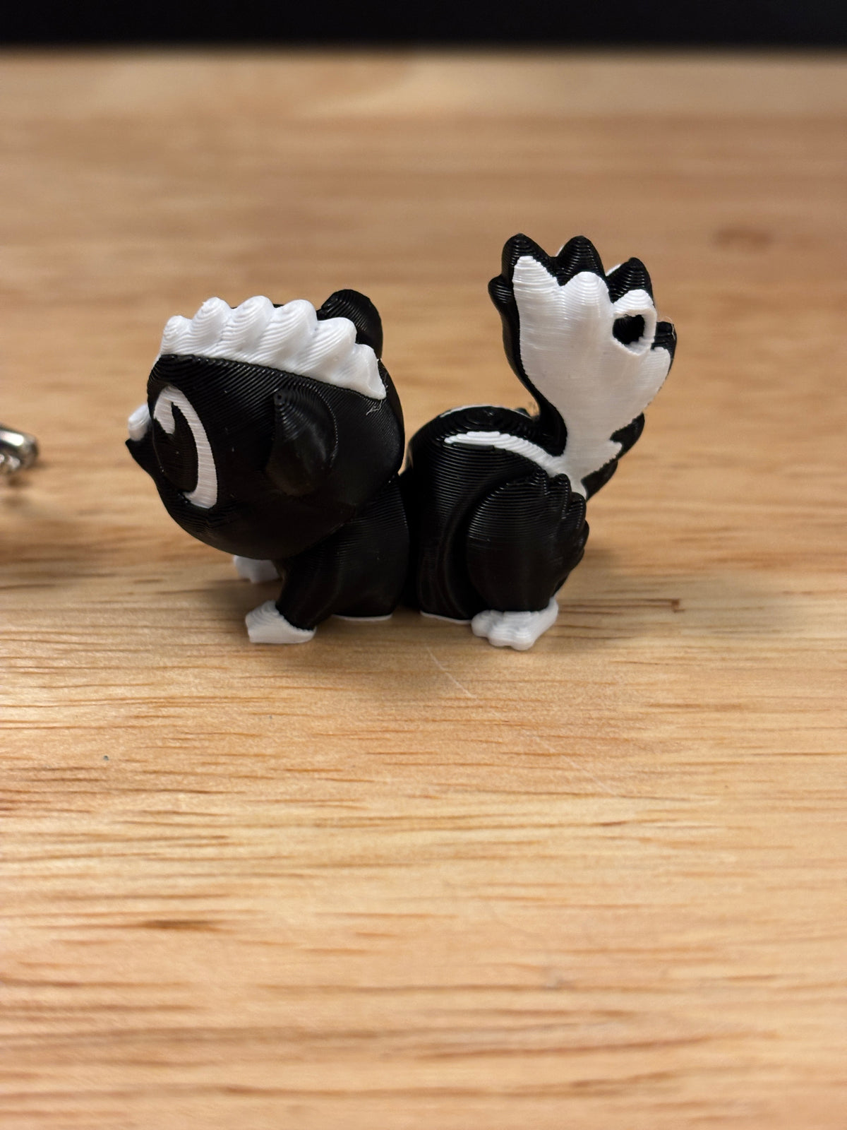 Skunk Key chain, 3D printed Skunk keychain, Skunk Keychain,  Skunk key chain