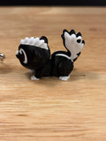 Skunk Key chain, 3D printed Skunk keychain, Skunk Keychain,  Skunk key chain