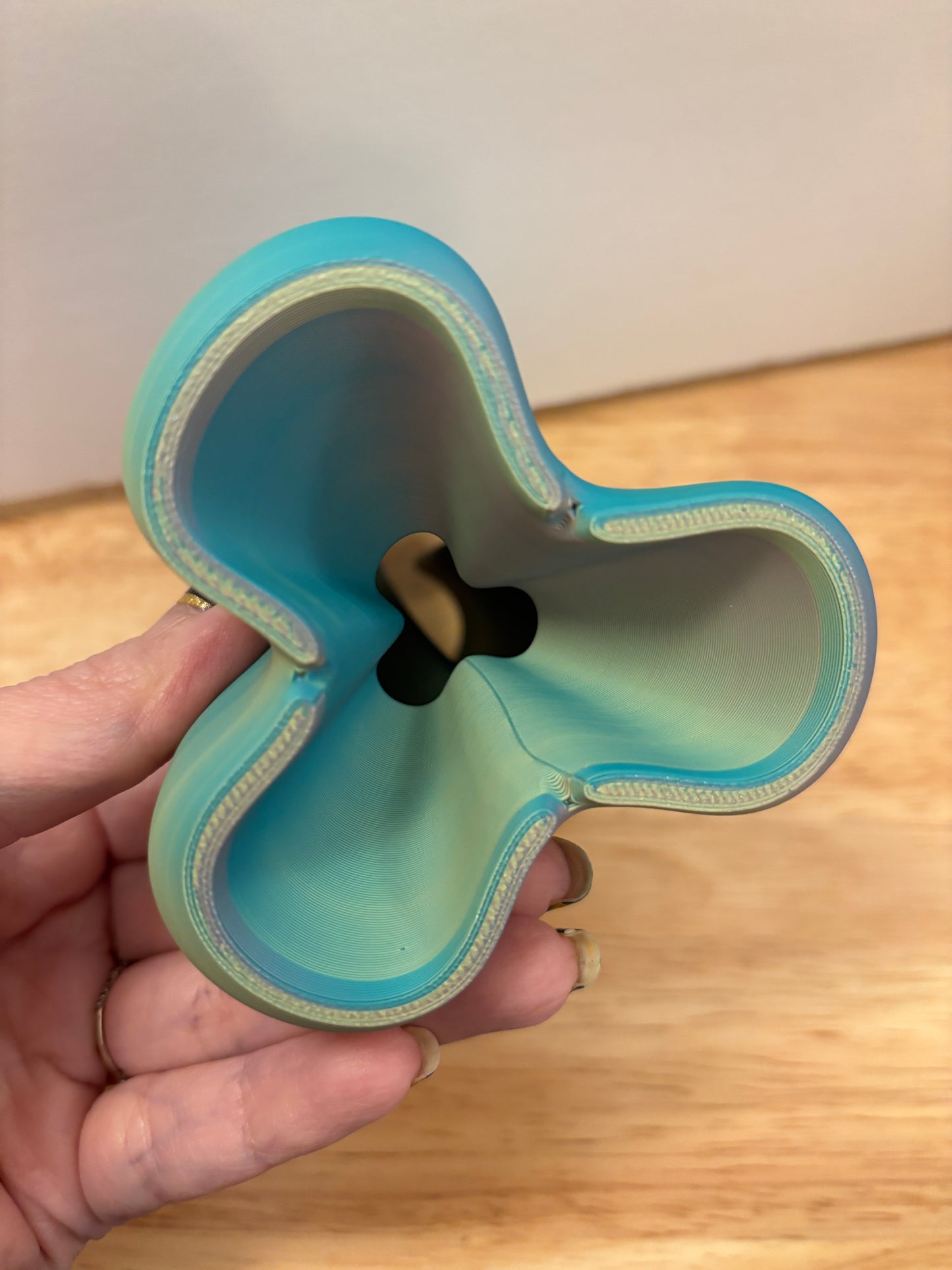 Triple toothbrush holder, Custom 3D Printed