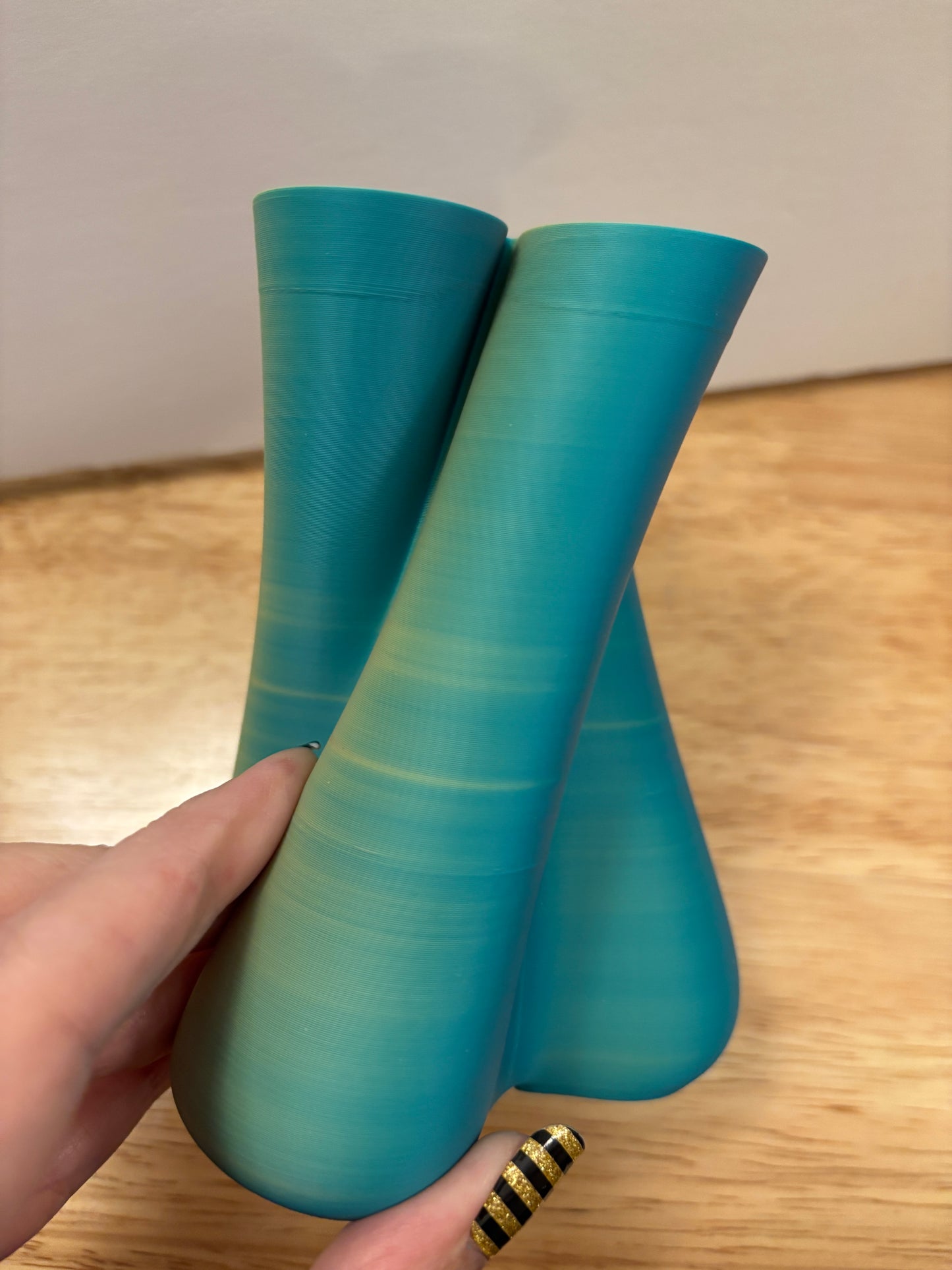 Triple toothbrush holder, Custom 3D Printed