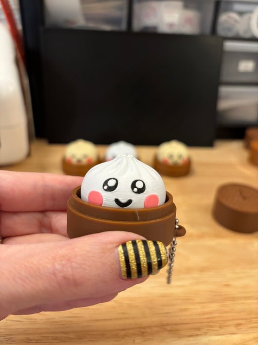 Clicky Dumpling Keychain