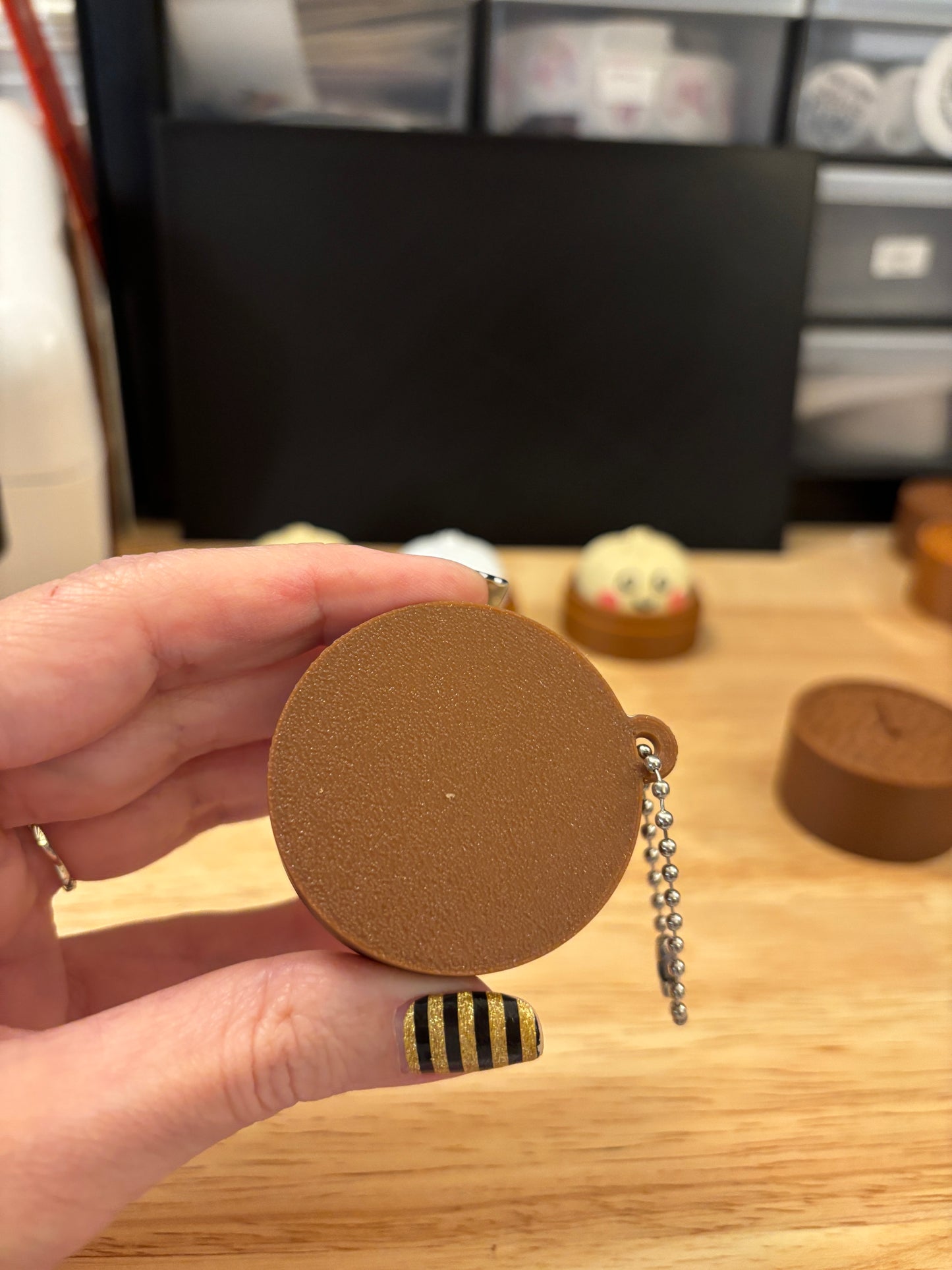 Clicky Dumpling Keychain