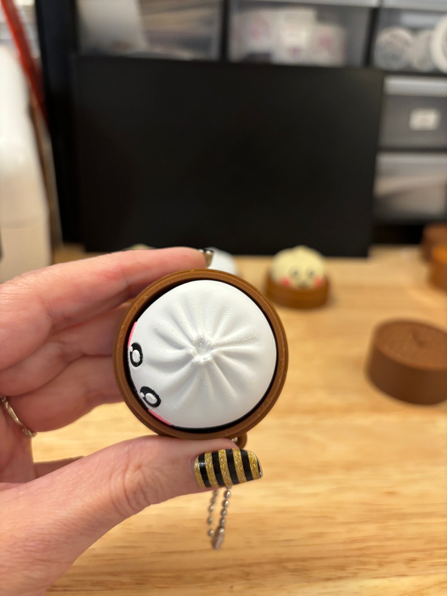 Clicky Dumpling Keychain