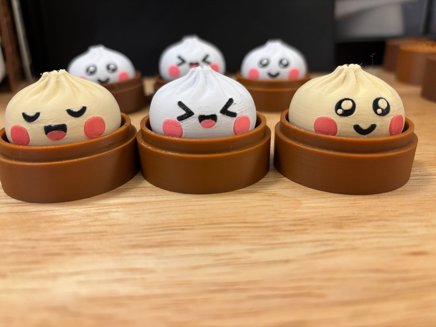 Clicky Dumpling Keychain
