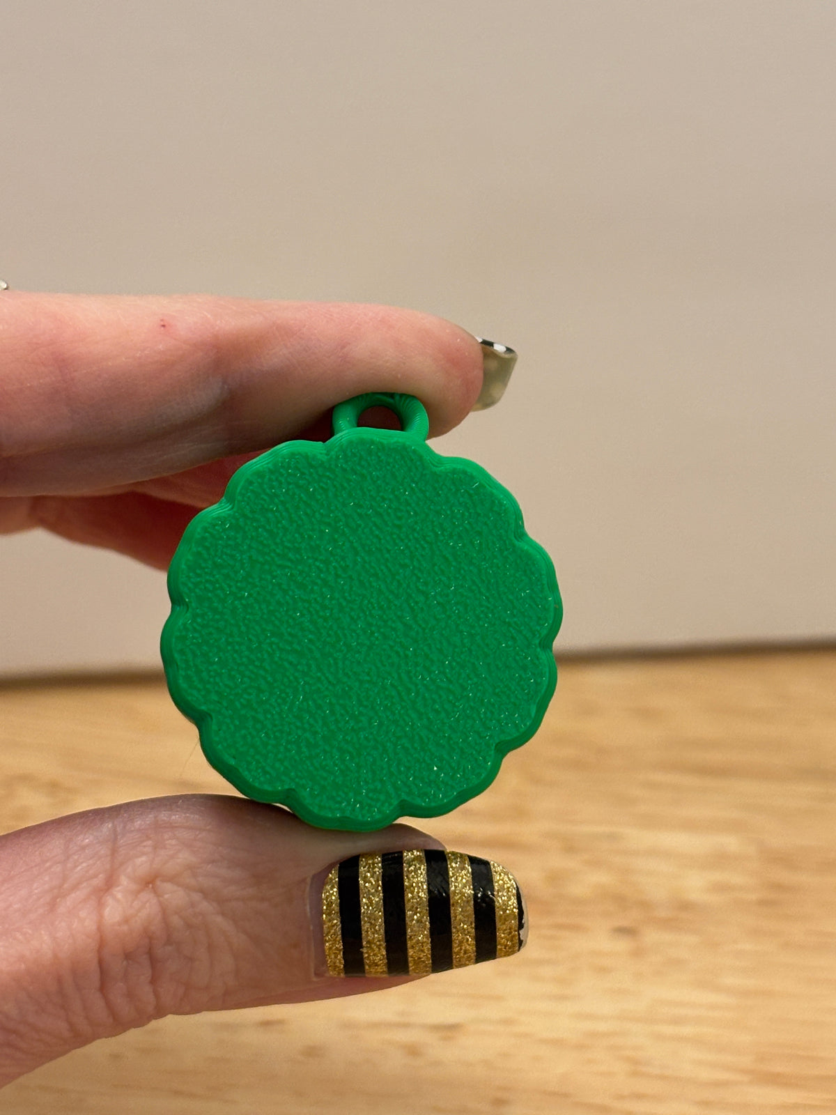 Clicky Red Flower Key chain, 3D printed Flower keychain, Clicky Keychain, Custom Flower keychain