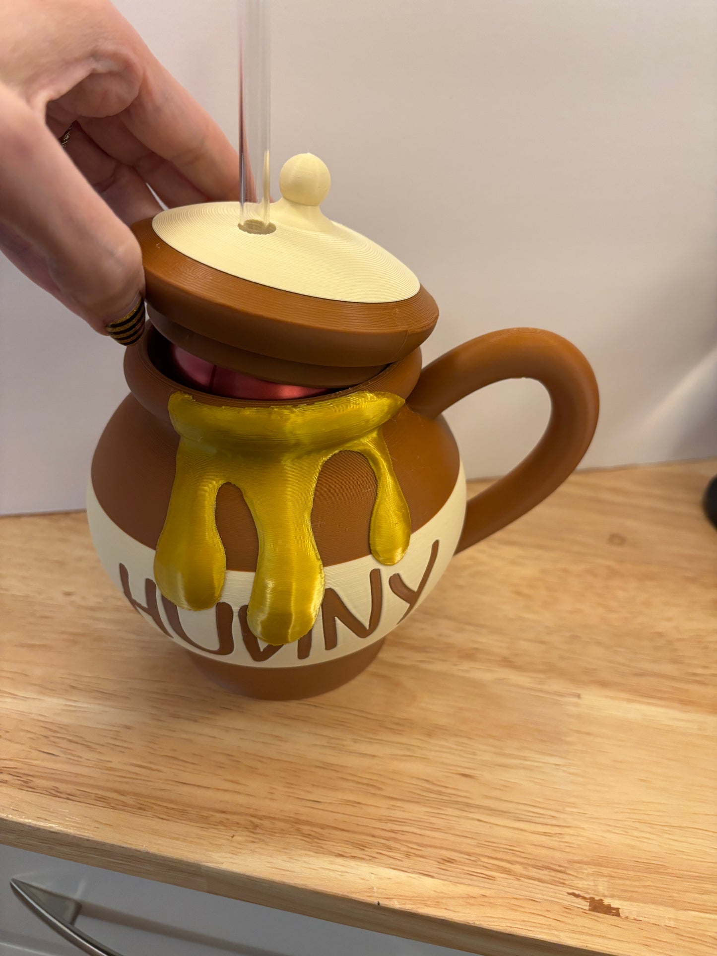 Hunny Pot Can Holder, 12 oz can holder, Honey Pot Can holder