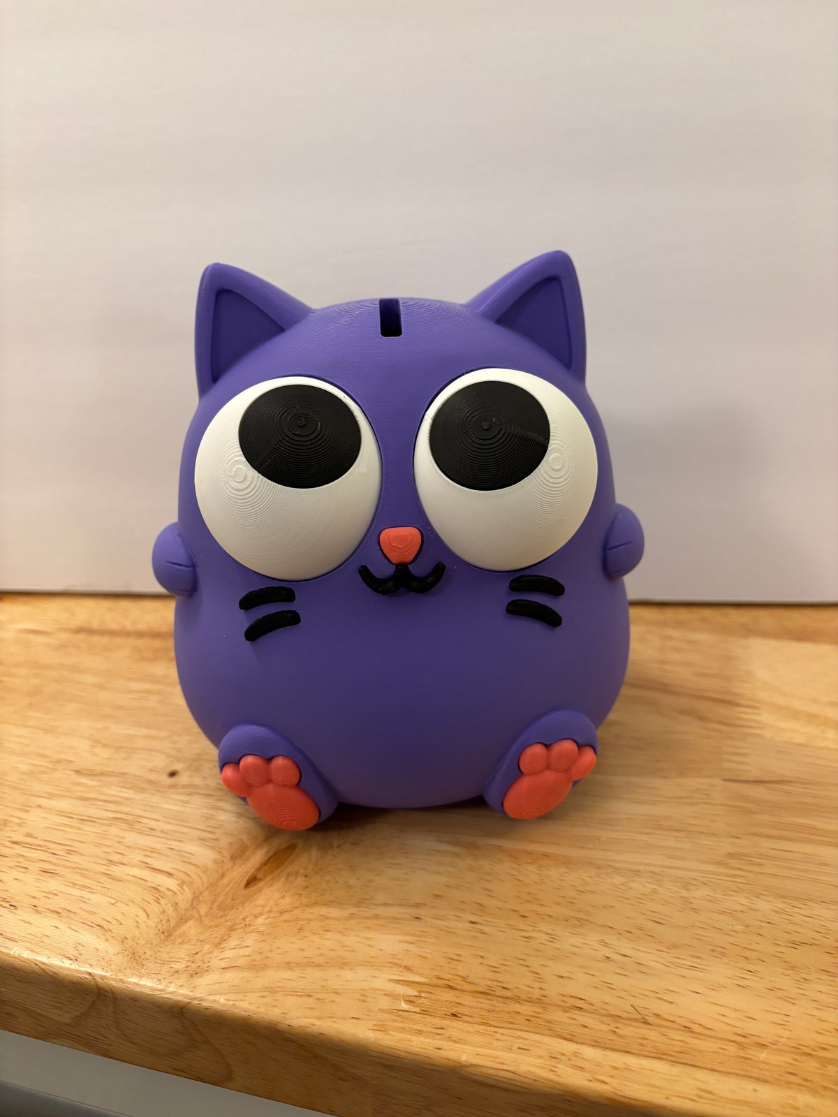 Cat Piggy bank, 3D printed Cat bank, Custom Colors Available