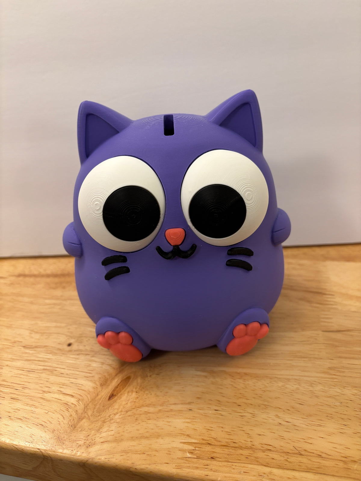 Cat Piggy bank, 3D printed Cat bank, Custom Colors Available