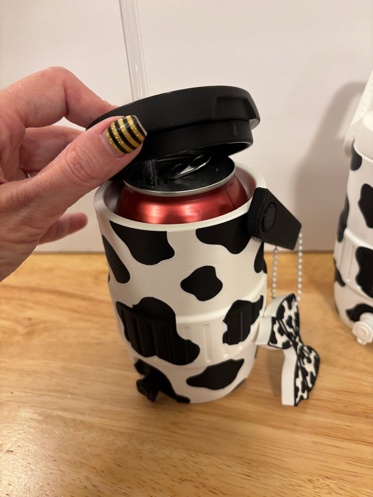12 oz Can Holder with Handle, 3D printed Can holder, Can Holder, Pencil can holder, Teacher gift