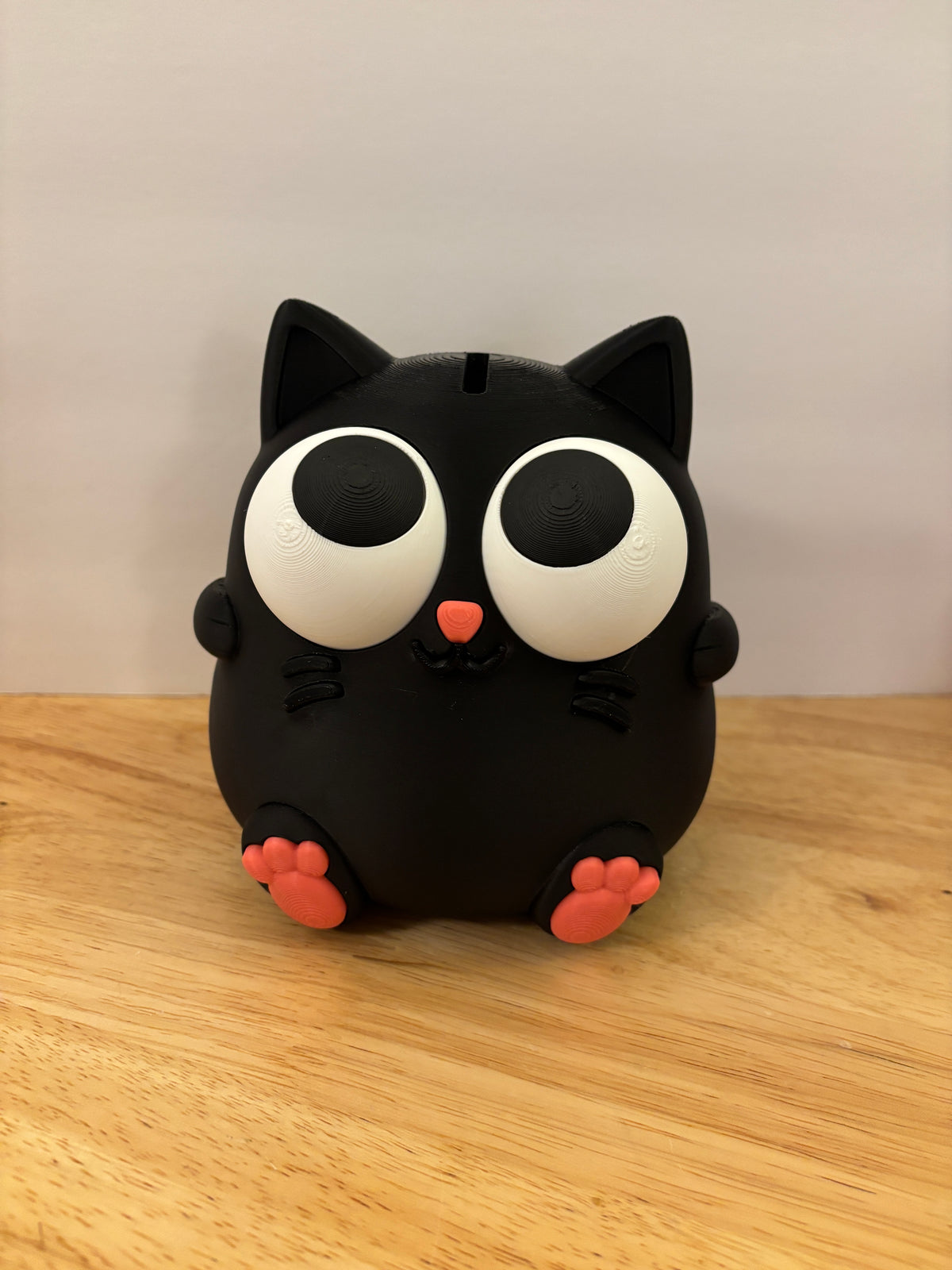 Cat Piggy bank, 3D printed Cat bank, Custom Colors Available