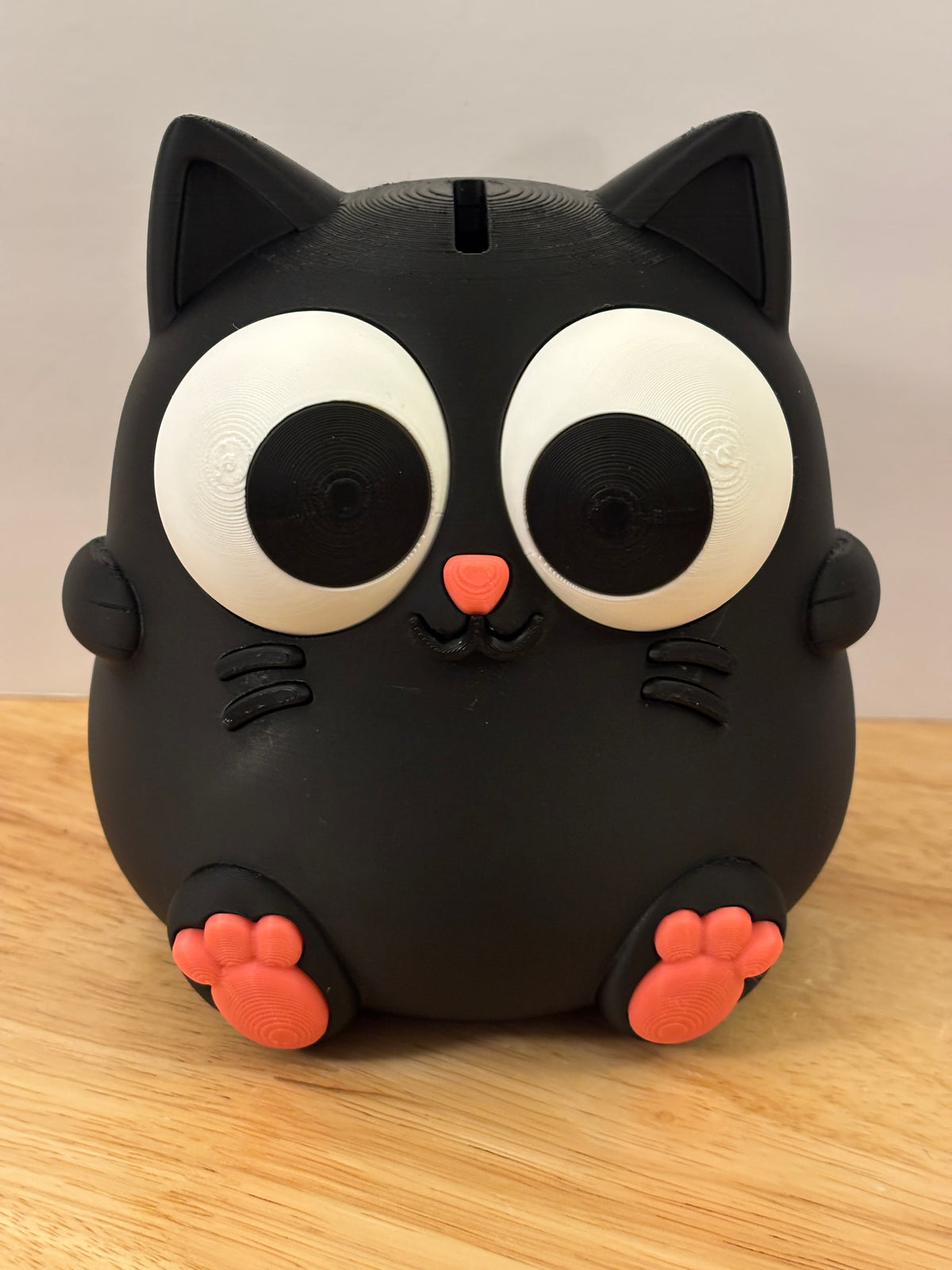 Cat Piggy bank, 3D printed Cat bank, Custom Colors Available