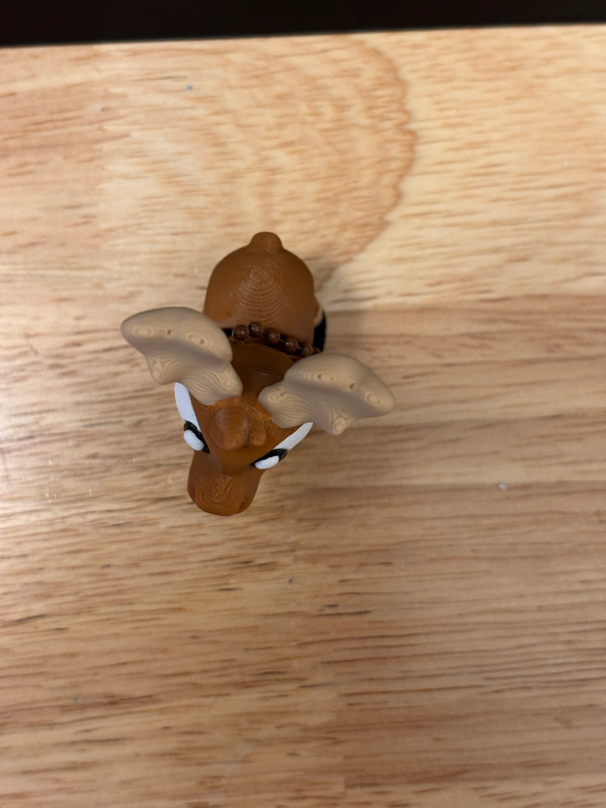 Cute Moose keychain, Big Eye Moose Keychain, 3d printed keychain Moose, Cute Wildlife Keychain