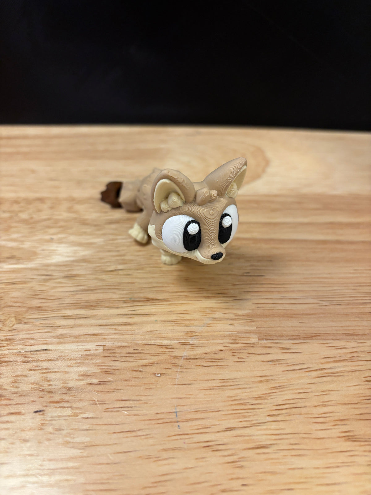 Fox keychain, Big Eye Fox Keychain, 3d printed keychain Fox, Cute Keychain