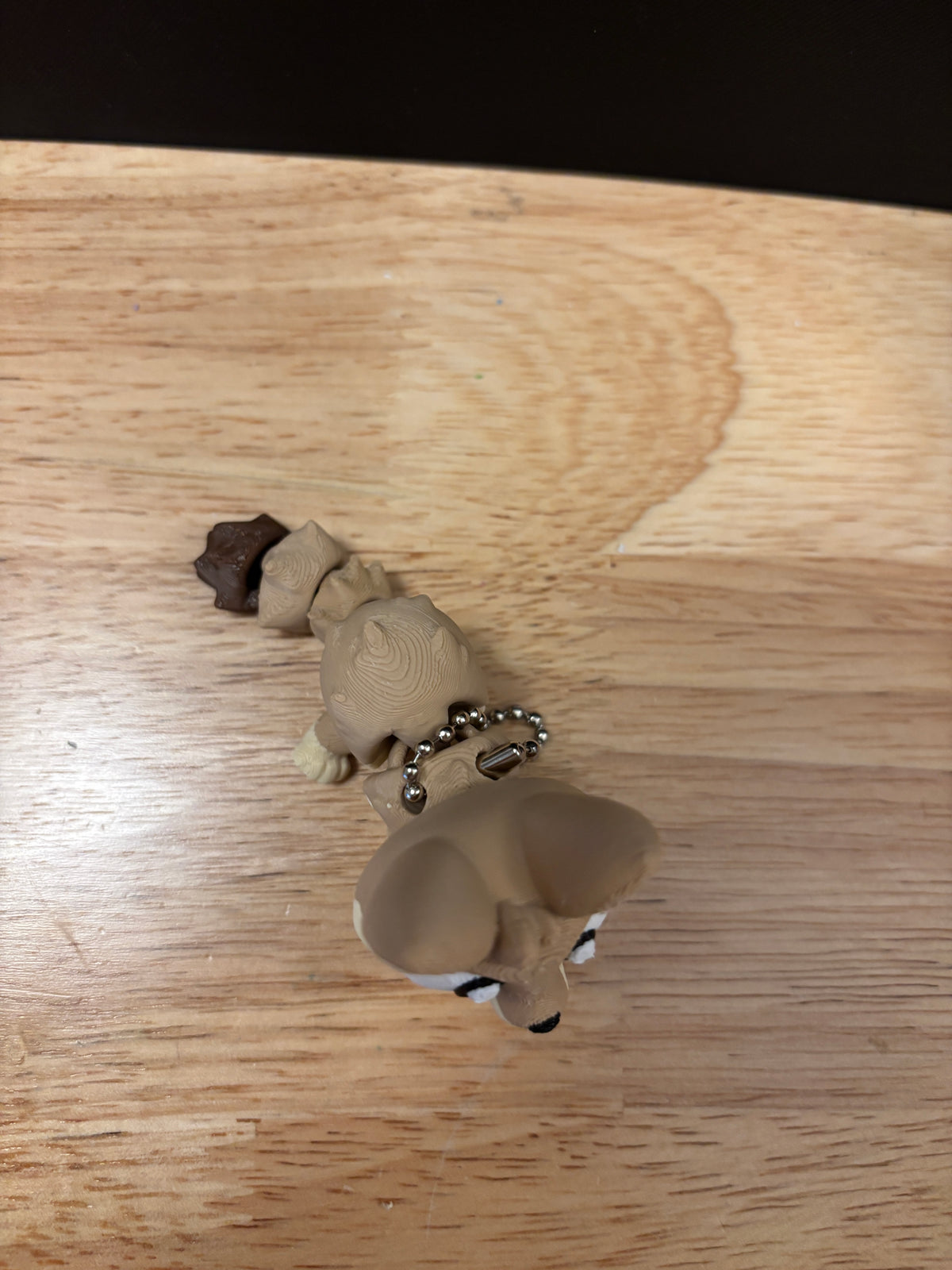 Fox keychain, Big Eye Fox Keychain, 3d printed keychain Fox, Cute Keychain