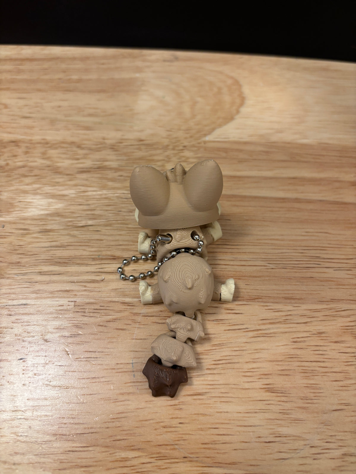 Fox keychain, Big Eye Fox Keychain, 3d printed keychain Fox, Cute Keychain