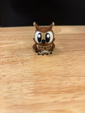 Cute Horned Owl keychain, Big Eye Owl Keychain, 3d printed keychain Owl, Horned Owl Keychain, Cute Keychain