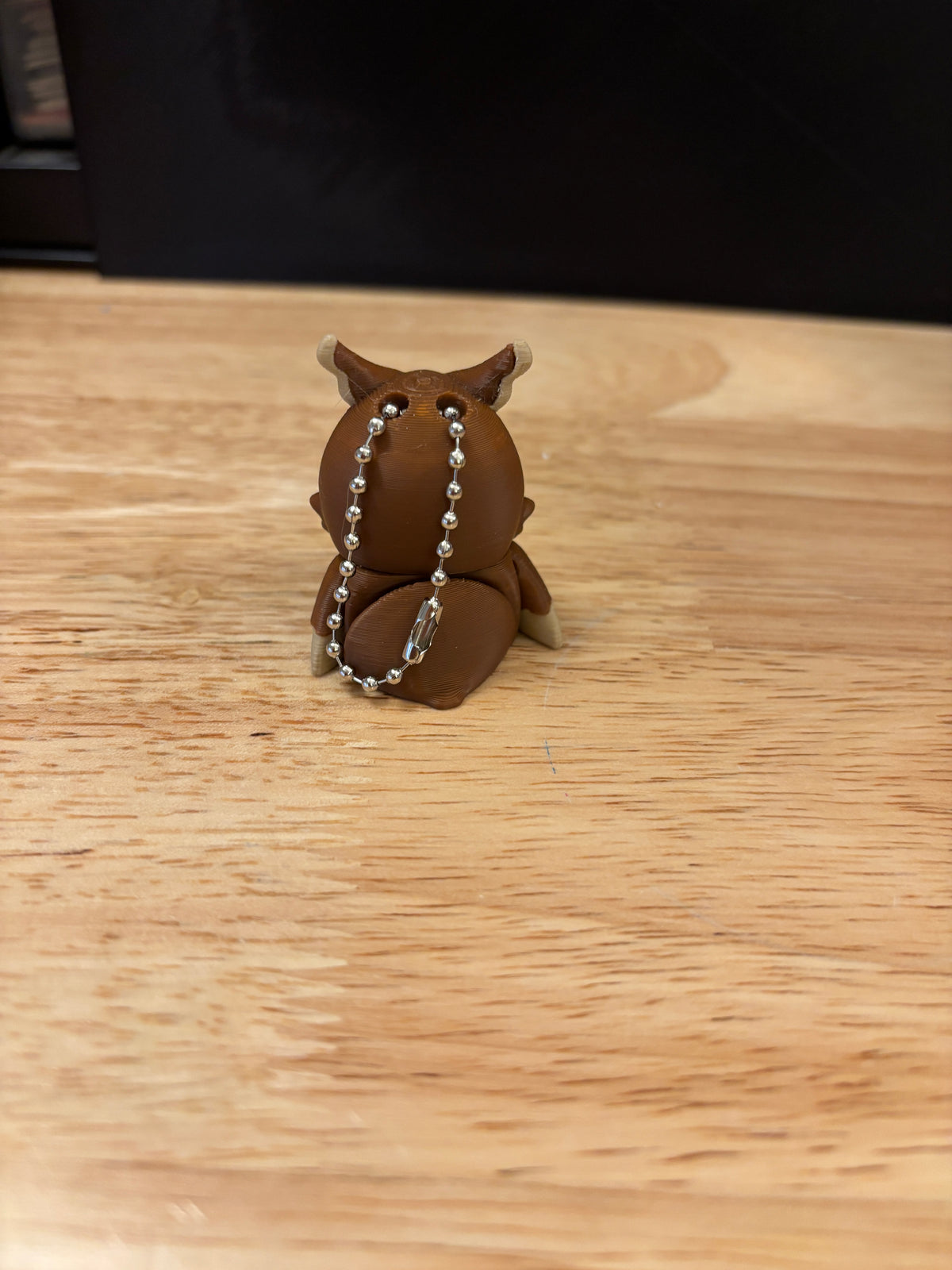 Cute Horned Owl keychain, Big Eye Owl Keychain, 3d printed keychain Owl, Horned Owl Keychain, Cute Keychain
