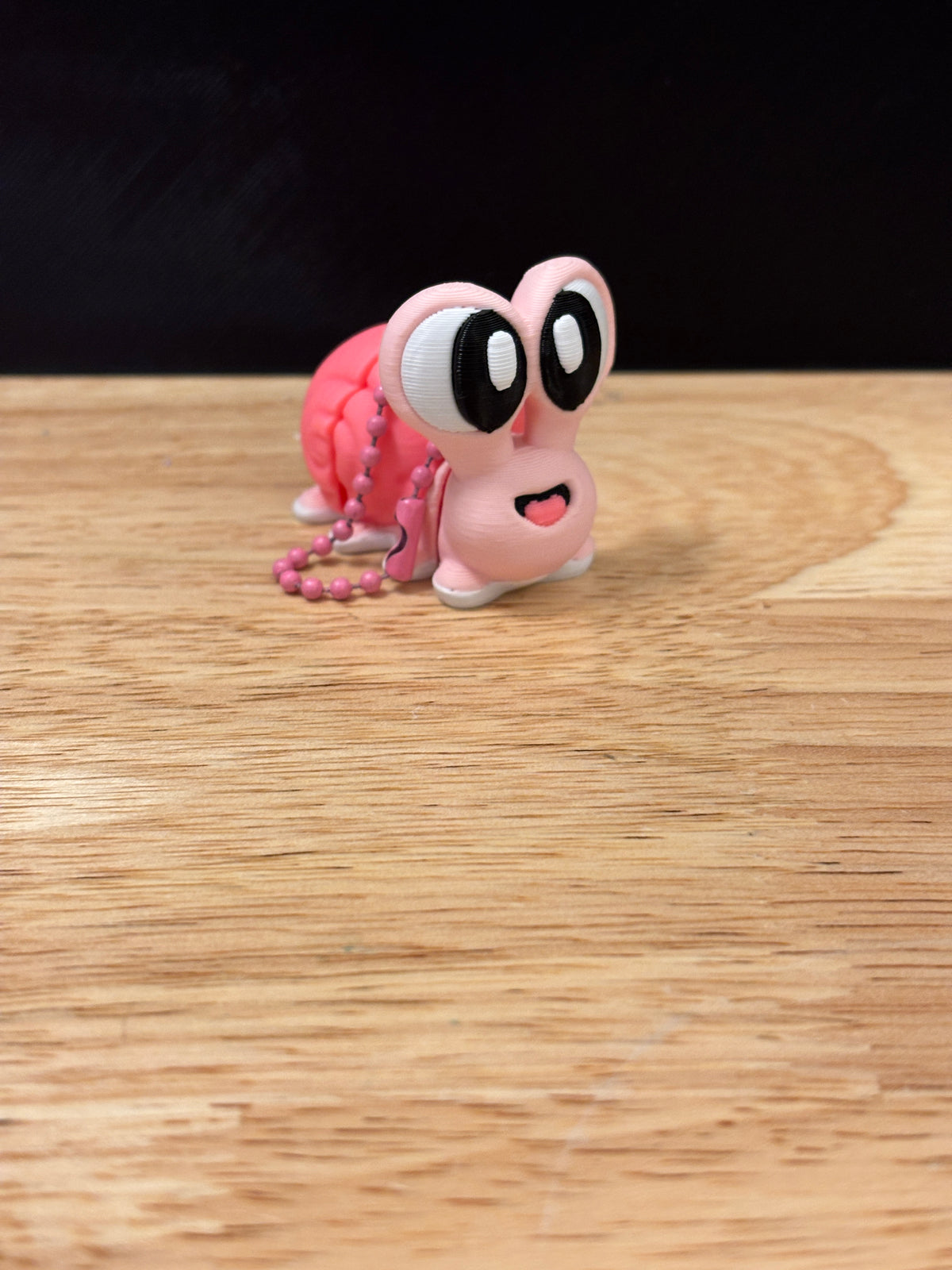 Snail keychain, Big Eye Snail Keychain, 3d printed keychain snail, Cute Keychain