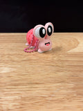 Snail keychain, Big Eye Snail Keychain, 3d printed keychain snail, Cute Keychain
