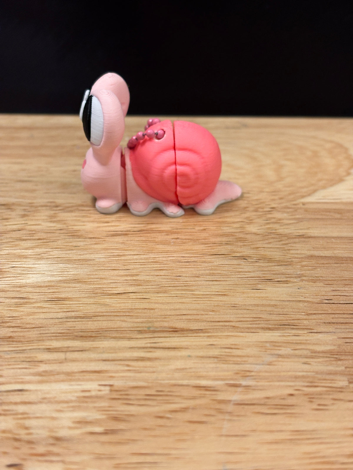 Snail keychain, Big Eye Snail Keychain, 3d printed keychain snail, Cute Keychain