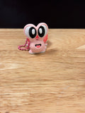 Snail keychain, Big Eye Snail Keychain, 3d printed keychain snail, Cute Keychain