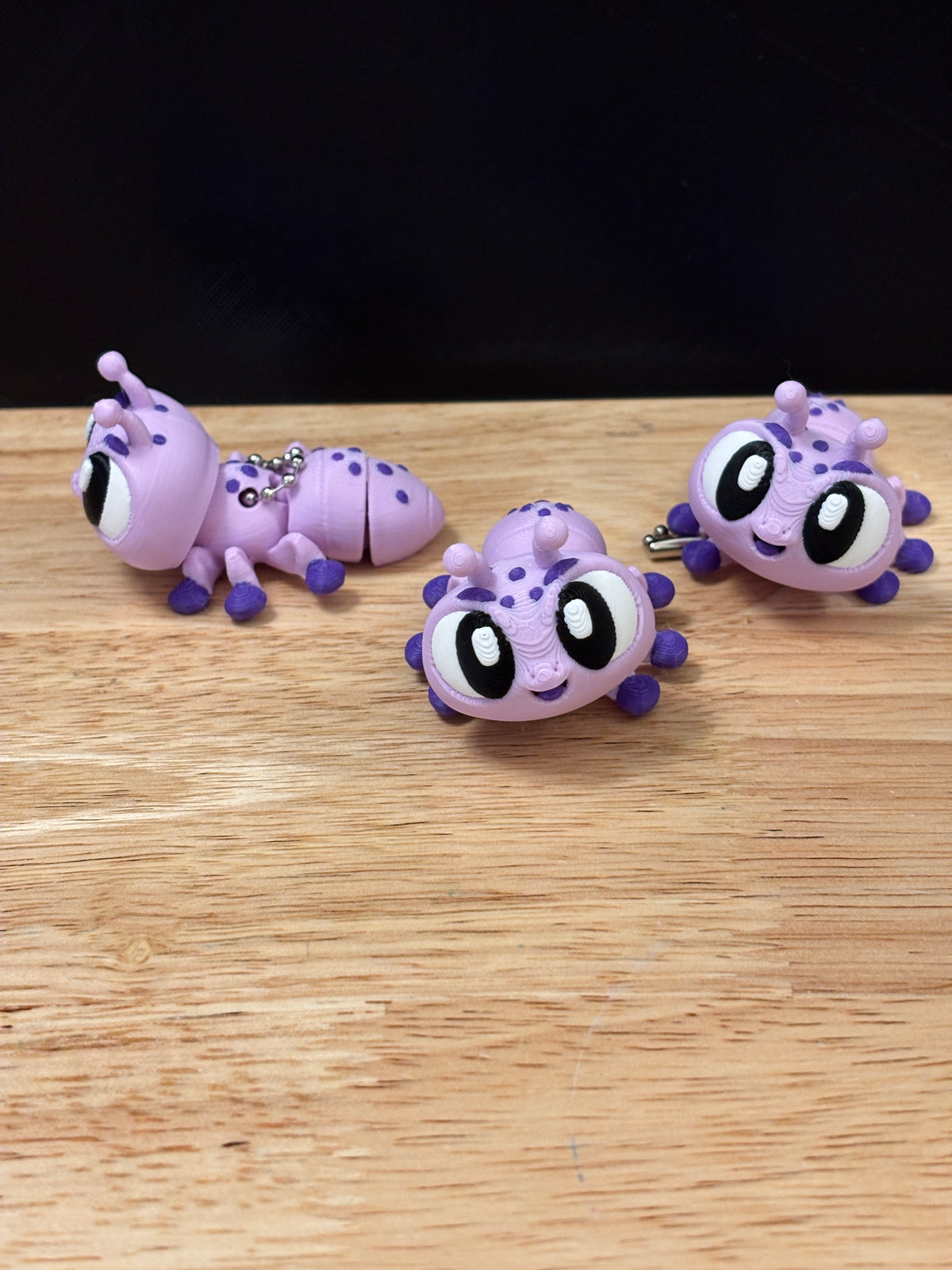 Cute Ant keychain, Big Eye Ant Keychain, 3d printed keychain ant, Cute Bug Keychain