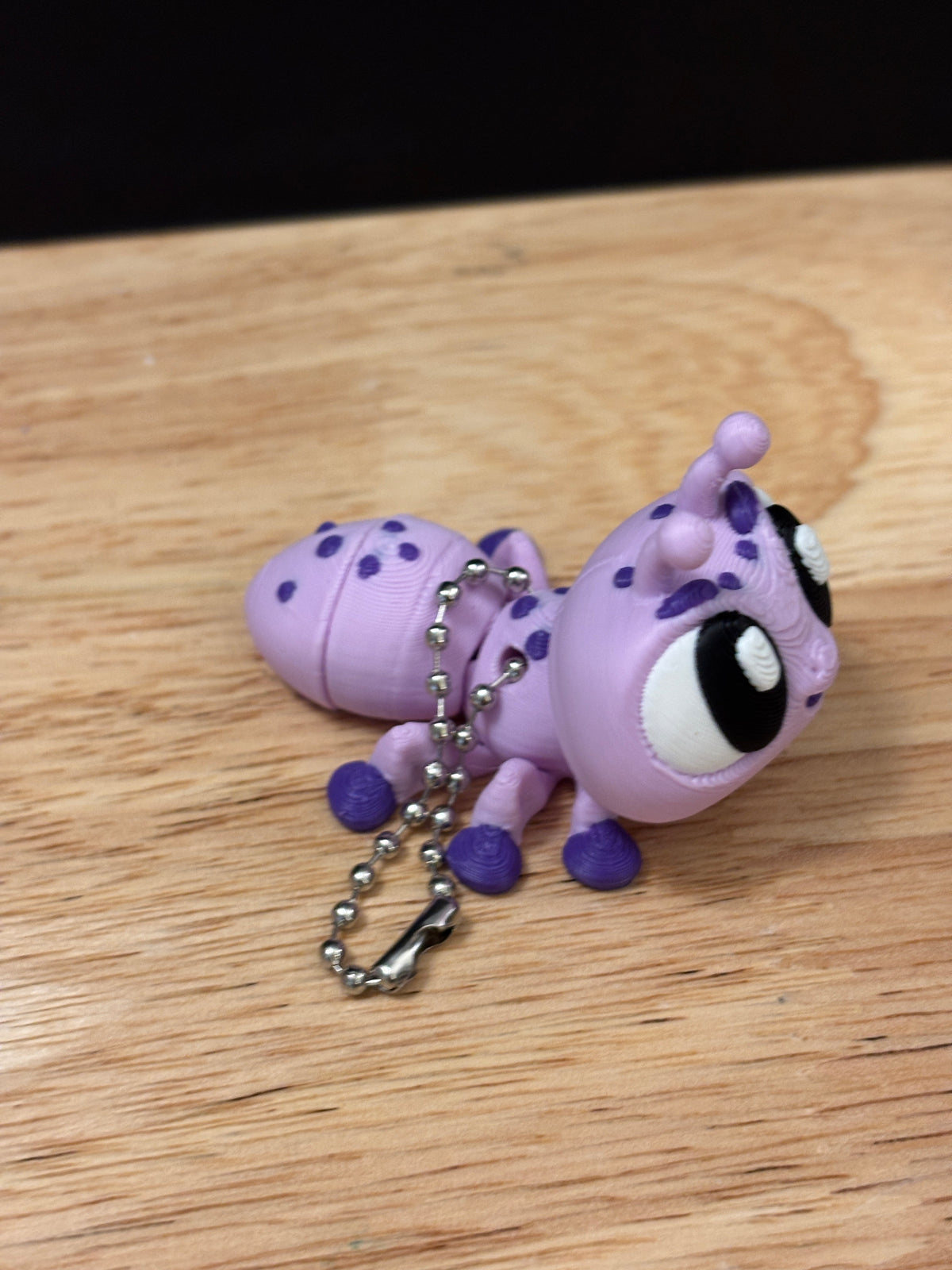 Cute Ant keychain, Big Eye Ant Keychain, 3d printed keychain ant, Cute Bug Keychain