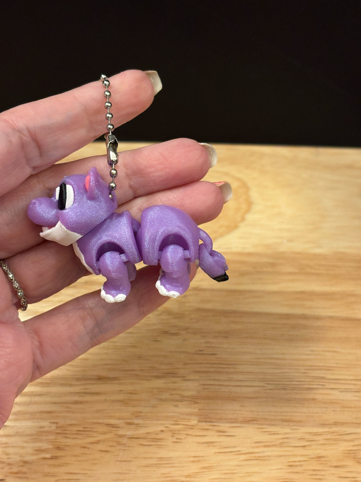 Hippopotamus keychain, Big Eye Hippo Keychain, 3d printed keychain Hippo, Cute Keychain, Hippo key chain