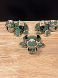 Military Turtle keychain, Big Eye Turtle Keychain, 3d printed keychain Army Turtle, Cute Keychain