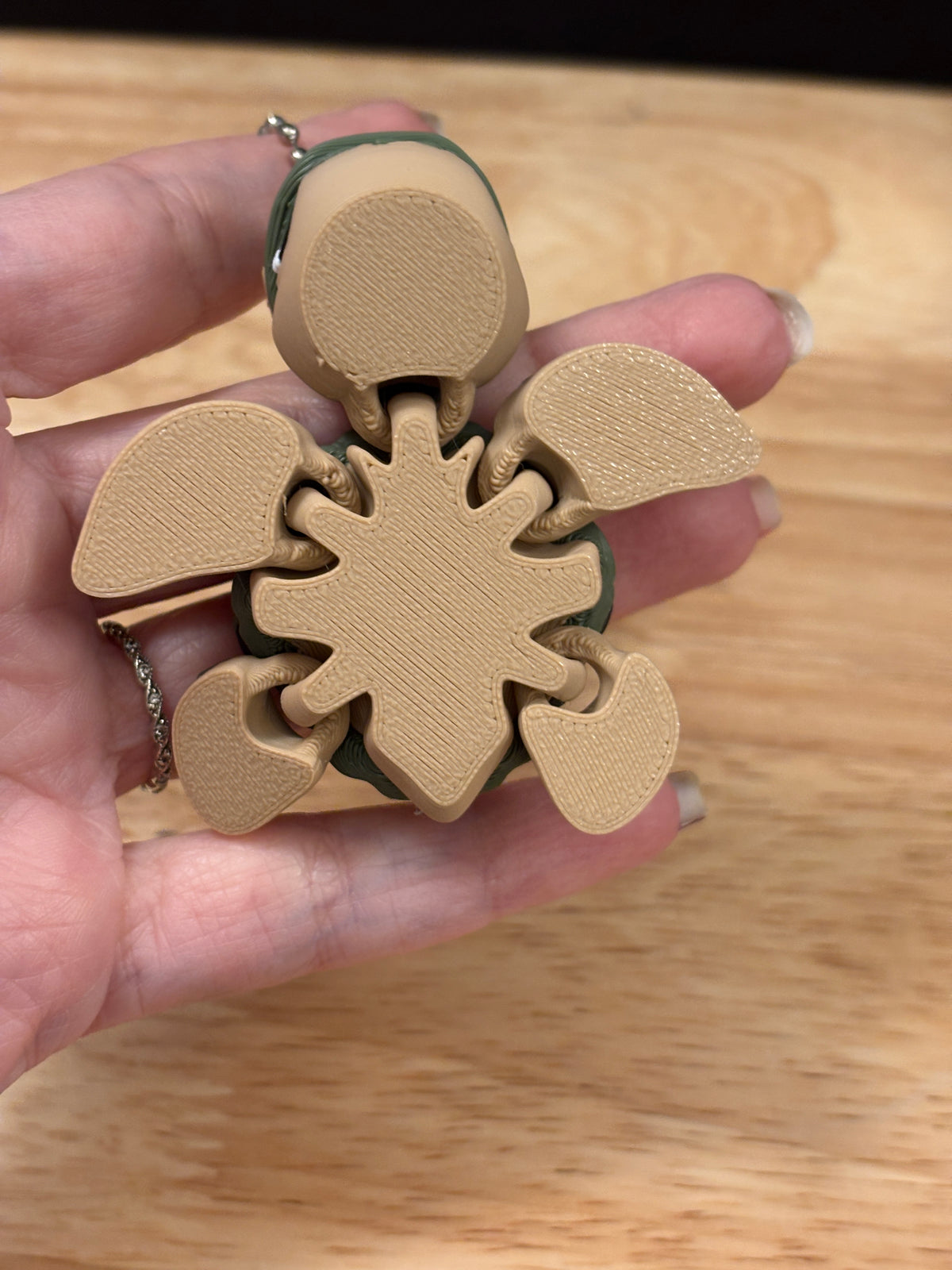 Military Turtle keychain, Big Eye Turtle Keychain, 3d printed keychain Army Turtle, Cute Keychain